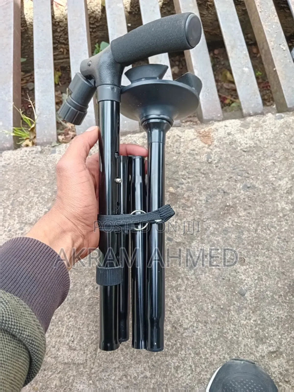 Adjustable Walking Stick With Led Light