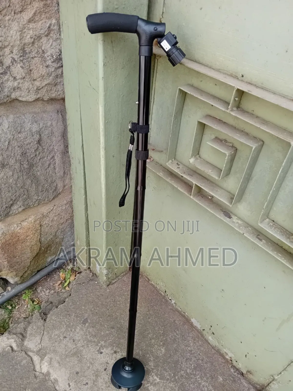 Adjustable Walking Stick With Led Light