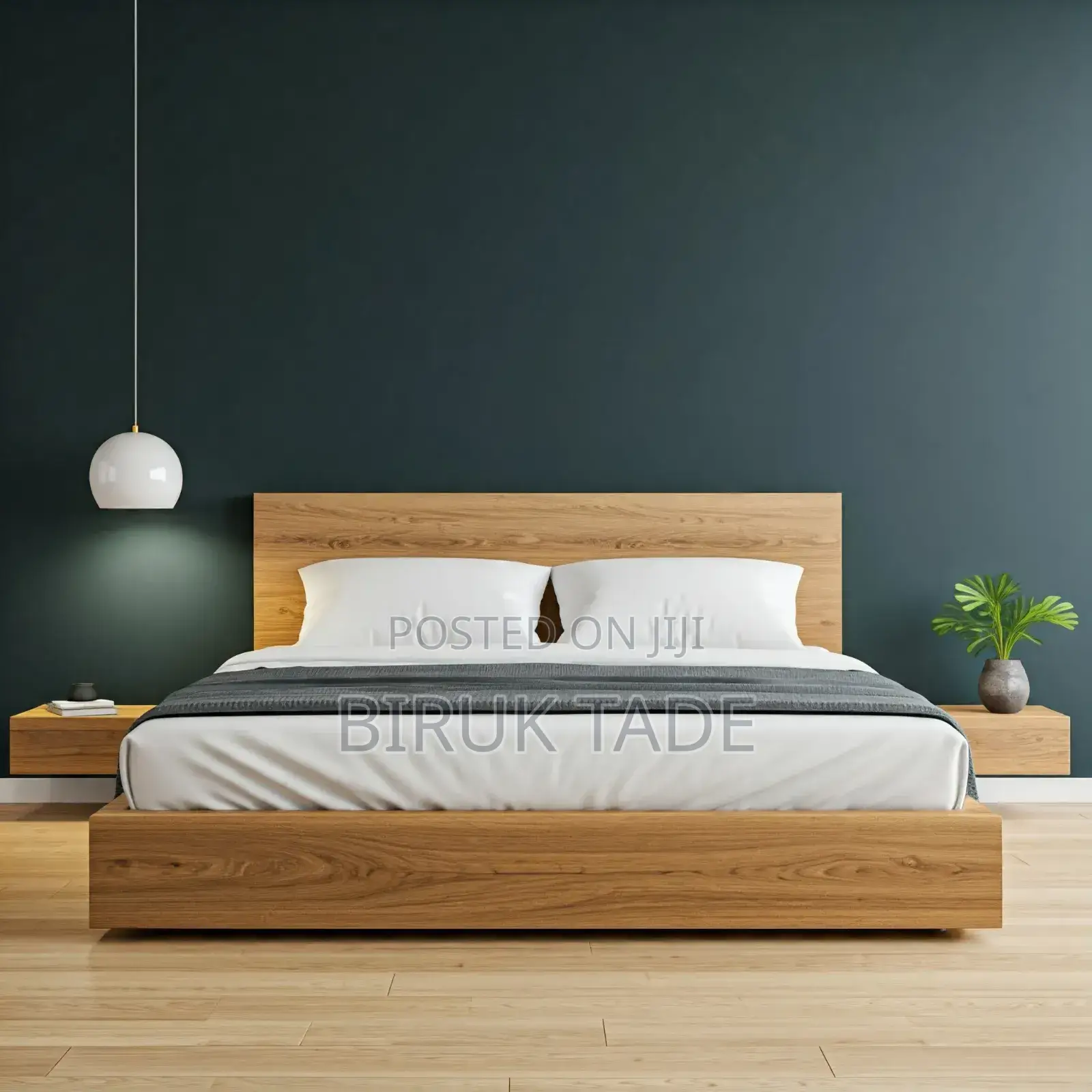 Laminated MDF 120cm Bed