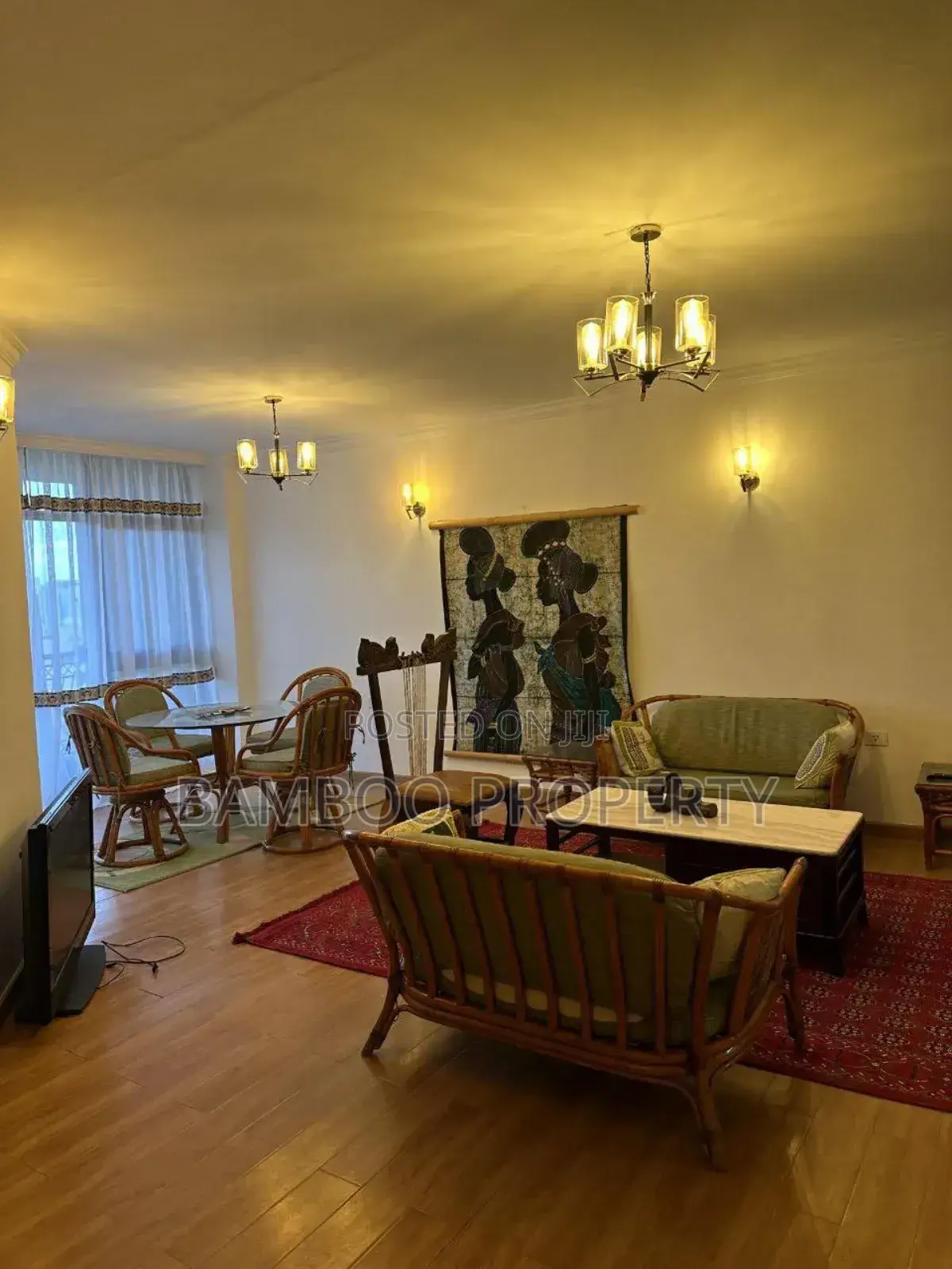 Furnished 3bdrm Apartment in Bole for rent