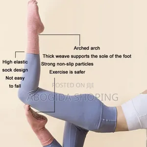 Photo - Lengthened Grip Yoga Socks for Optimal Comfort
