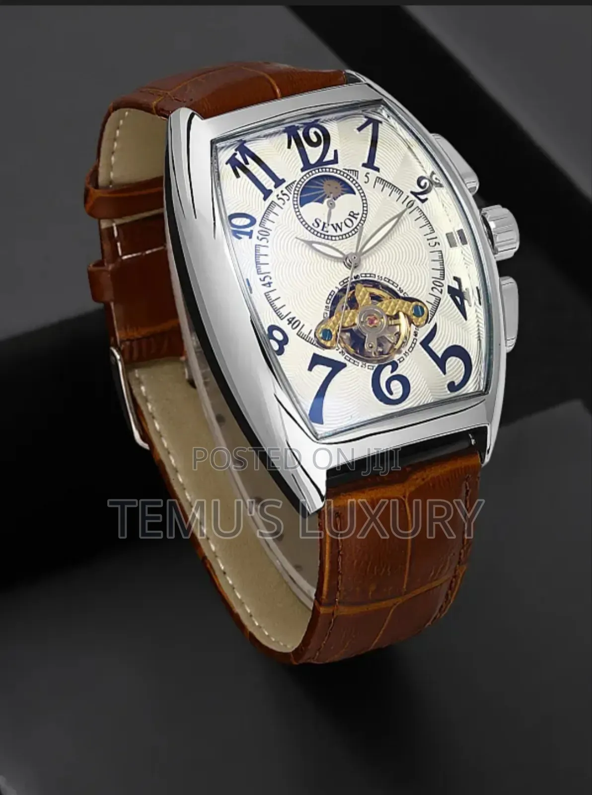 Sewor Fashion Men Watches Luxury Men Automatic Mechanical