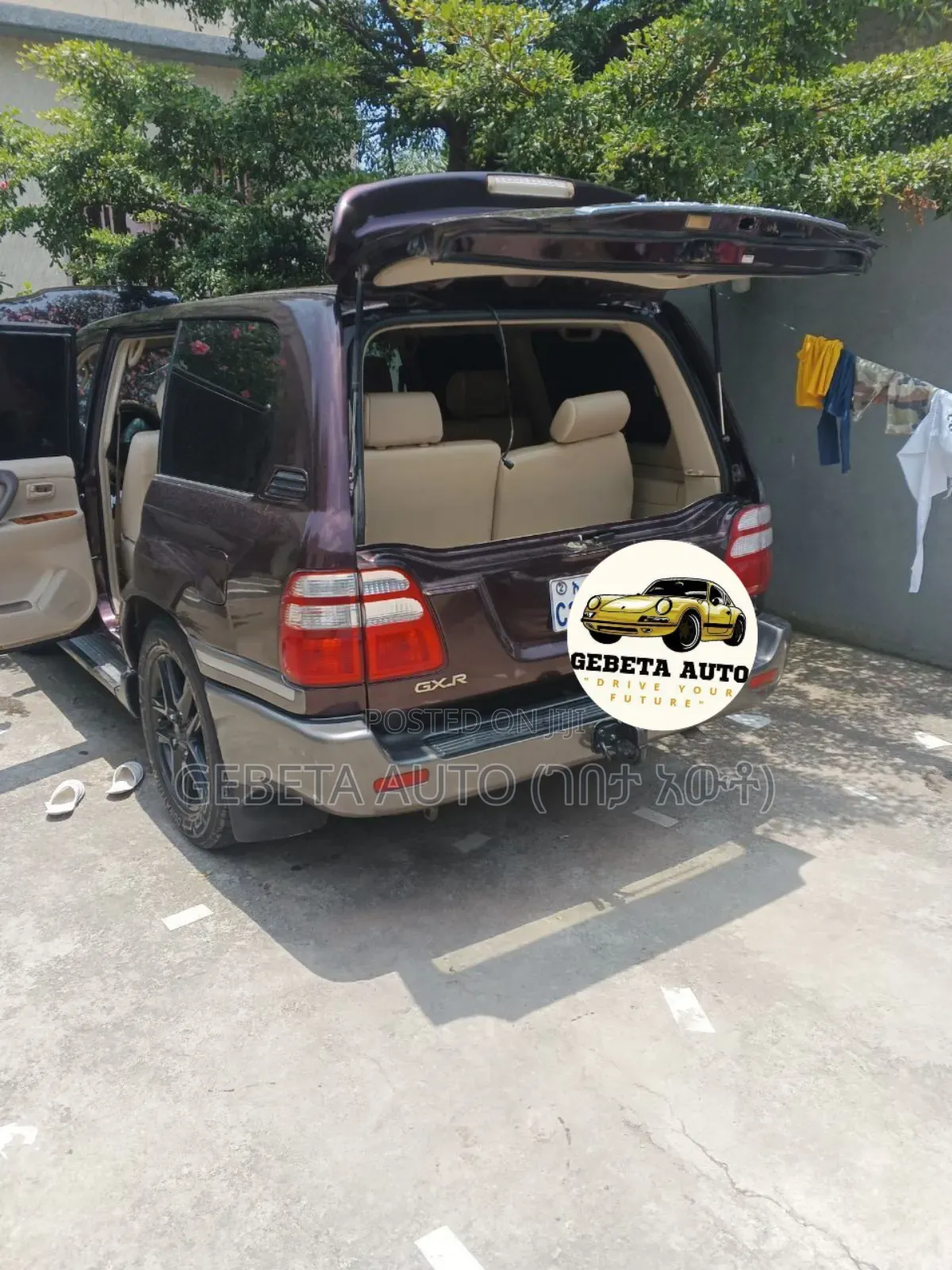 Toyota Land Cruiser 2004 Burgundy