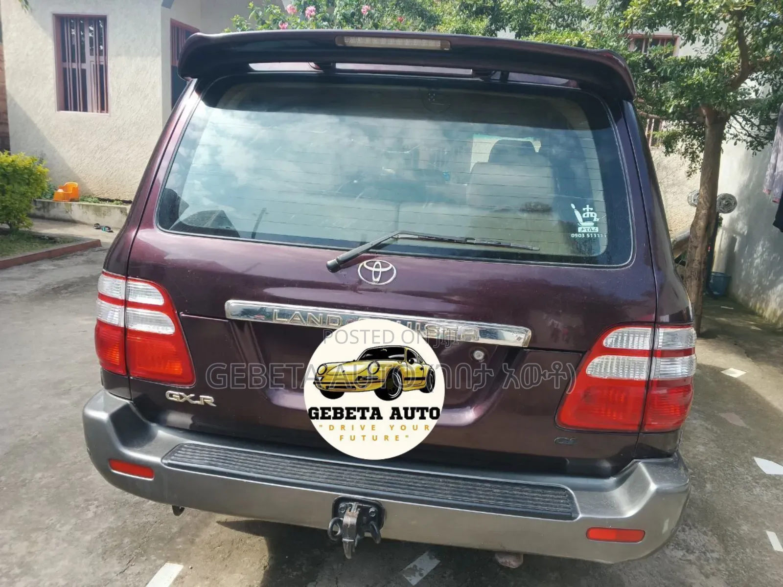 Toyota Land Cruiser 2004 Burgundy