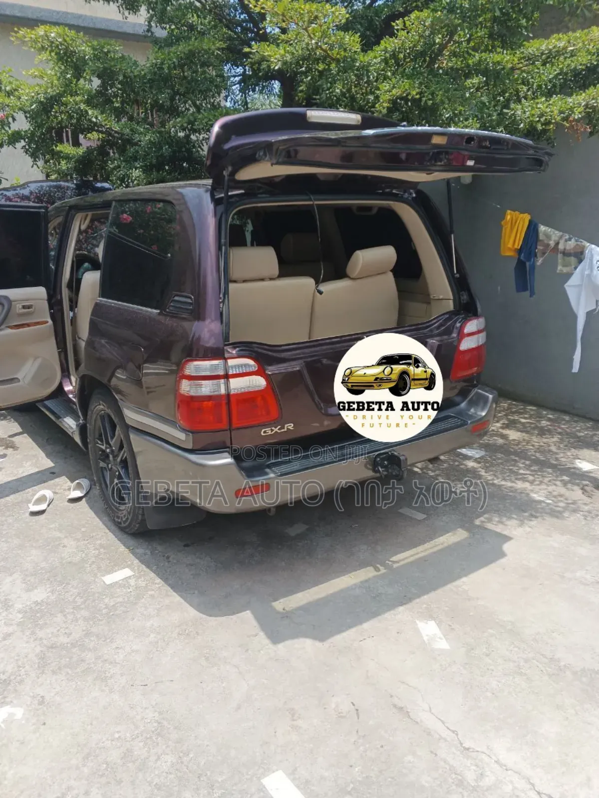 Toyota Land Cruiser 2004 Burgundy