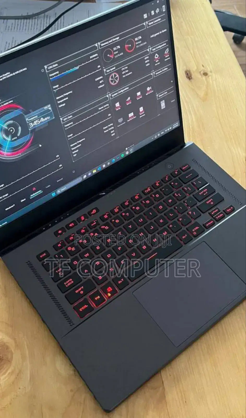 New Laptop Asus ROG Zephyrus G15 16GB Intel Core I7 SSD 1T