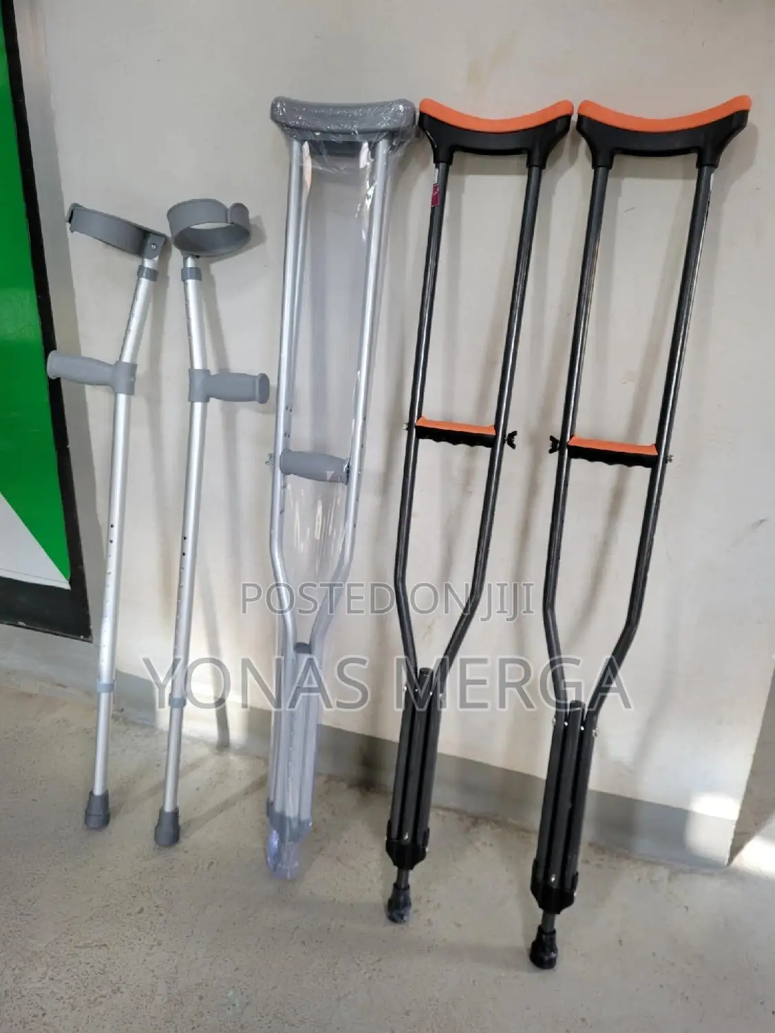 Bariatric Crutches፪=Bilateral ~Applicable Height 113-185cm