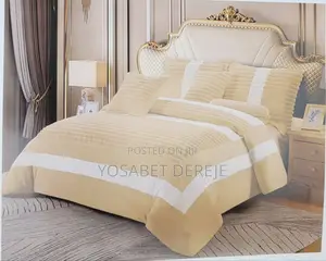 Seven (7) PCS Comforter Set በጣም ውበት ያለው