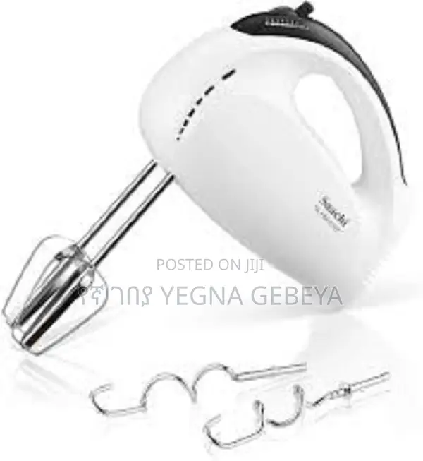 Saachi 7-Speed Hand Mixer, White, NL-HM-4167