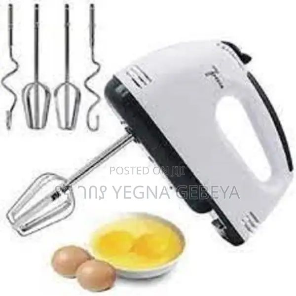 Saachi 7-Speed Hand Mixer, White, NL-HM-4167