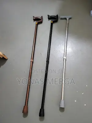 Photo - Cane፴+Walker፶^Walking Stick With T Handle Base Crutch
