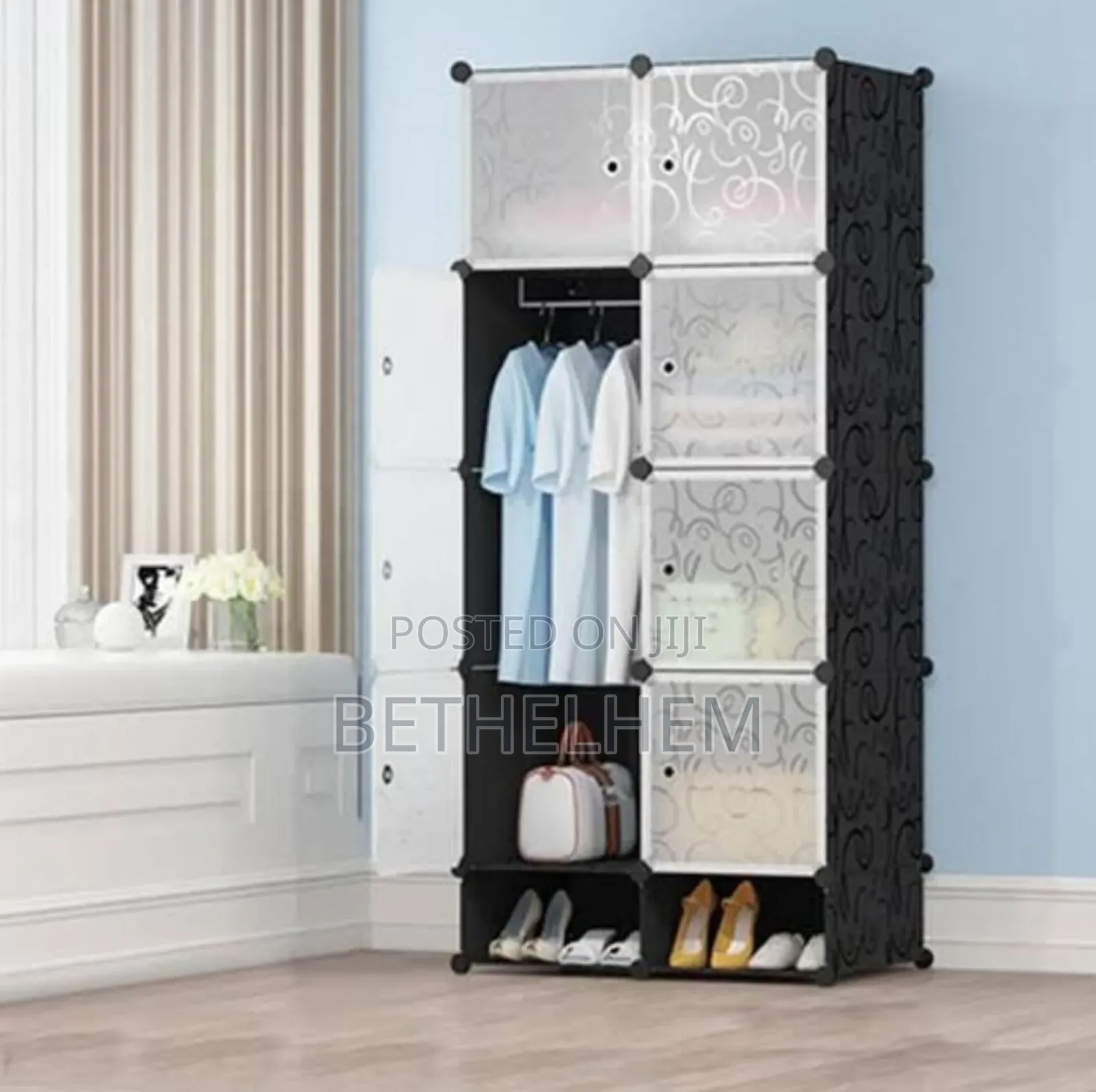 Storage Wardrobe Plastic +Metal