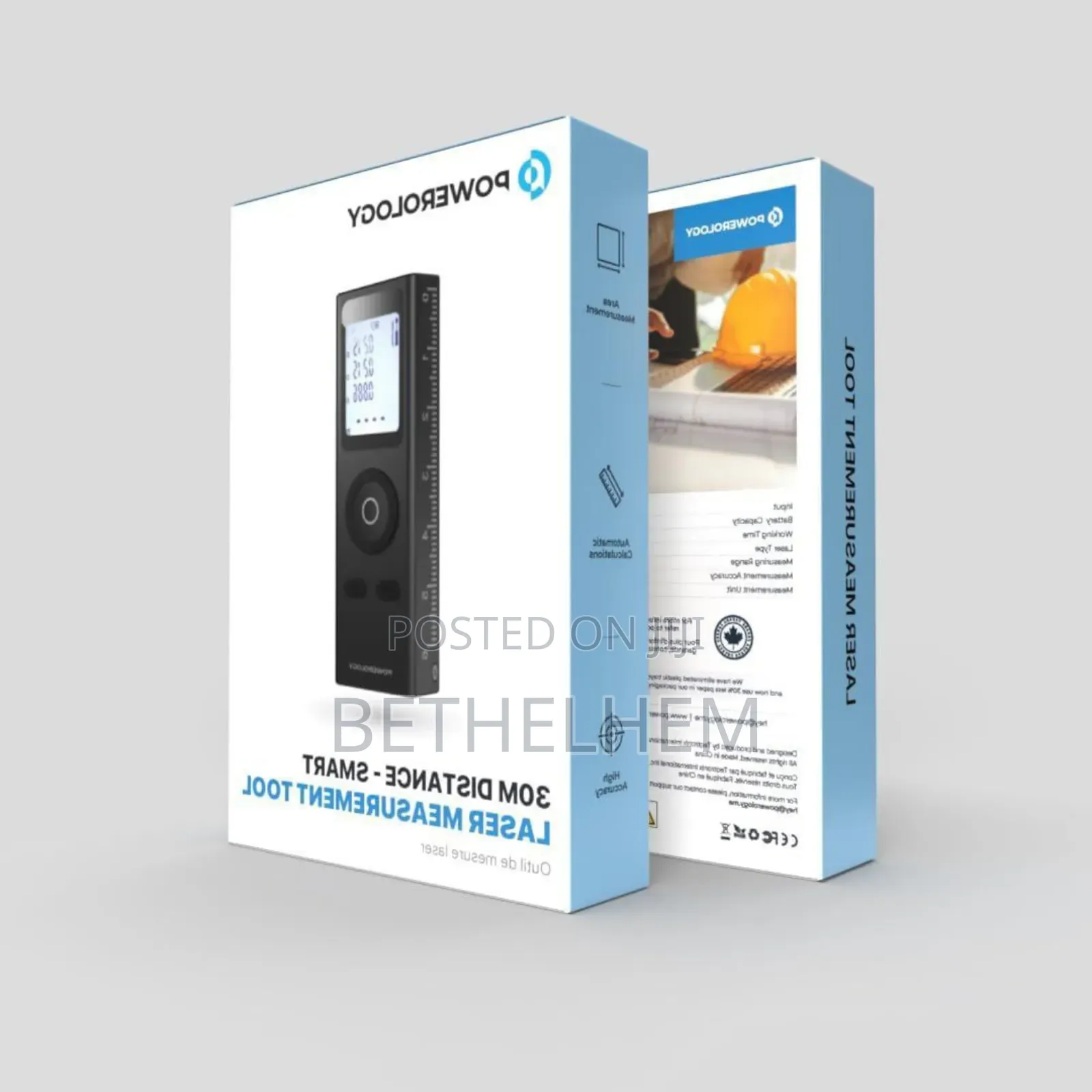 Powerology 30M Distance Smart Laser Measurement Tool