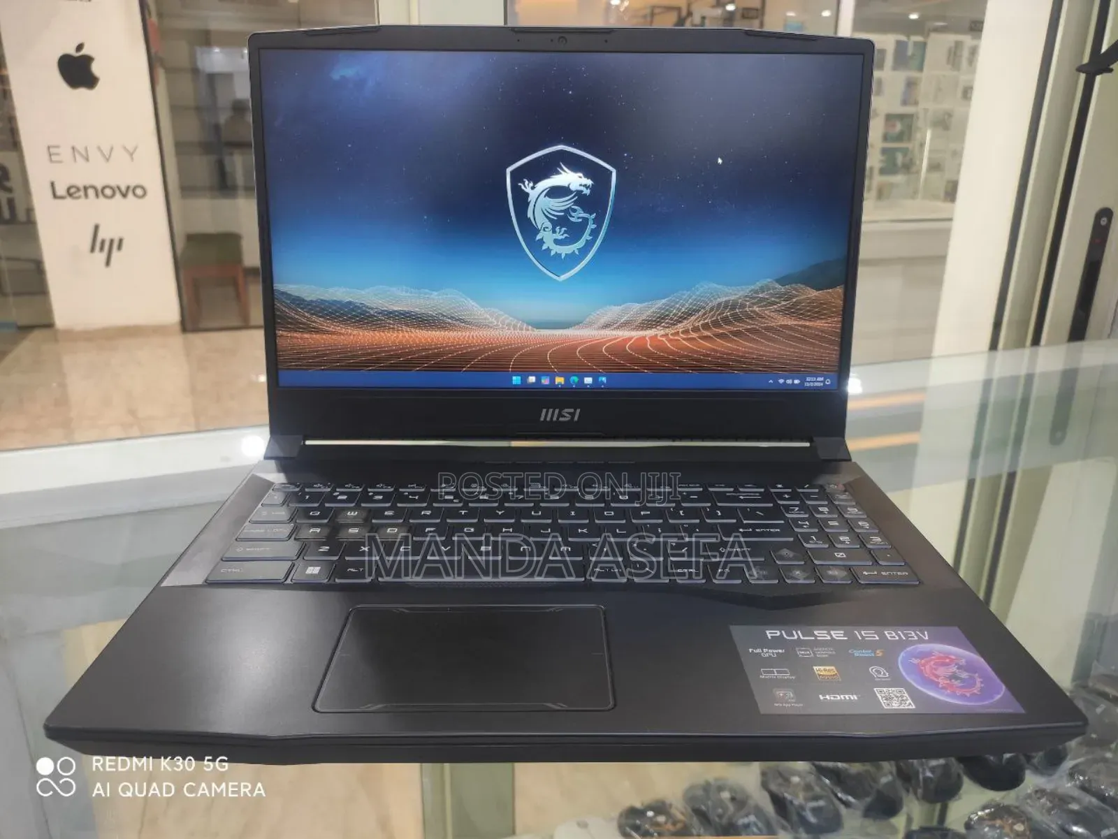 New Laptop MSI 32GB Intel Core I9 SSD 1T