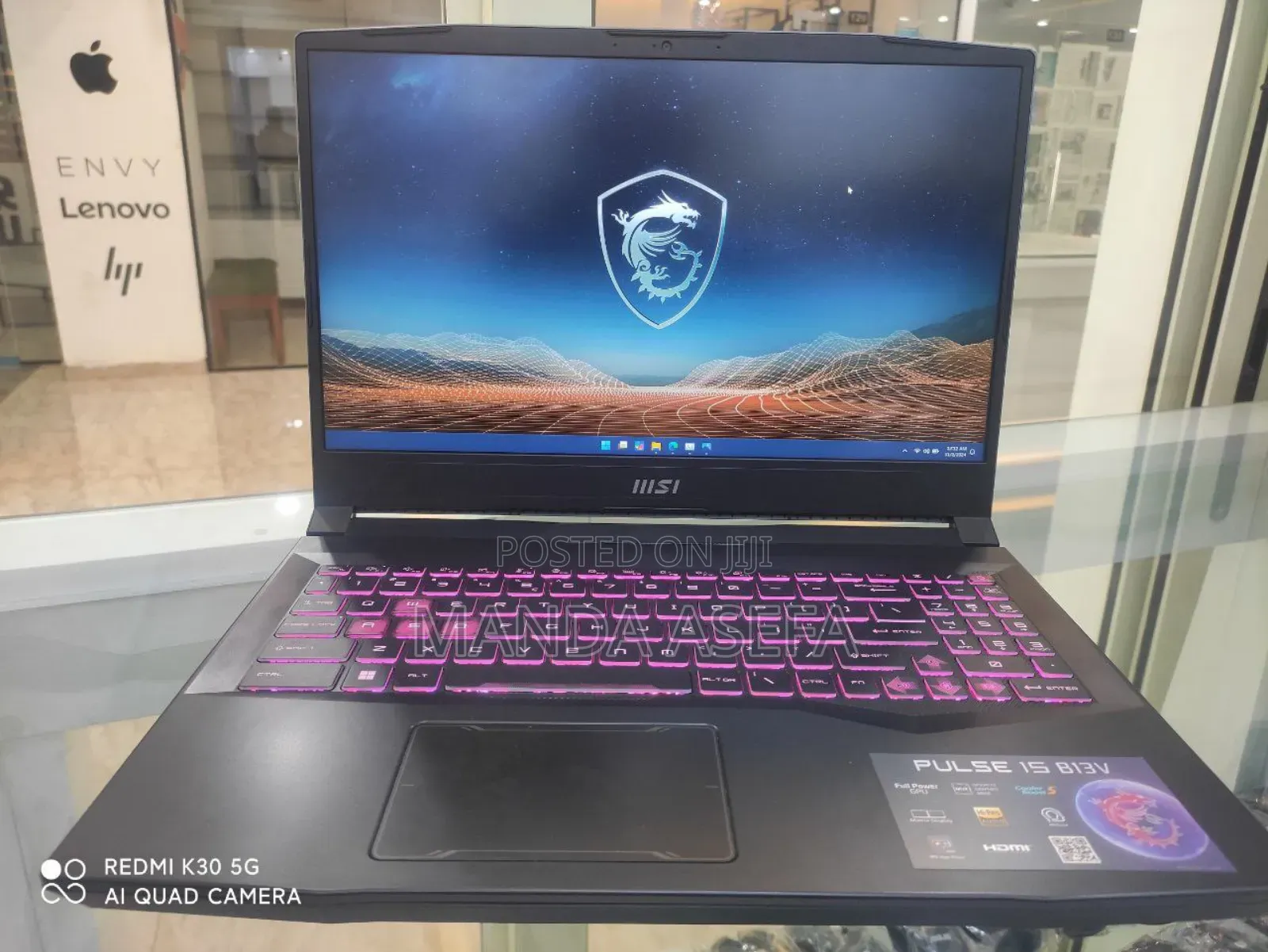 New Laptop MSI 32GB Intel Core I9 SSD 1T