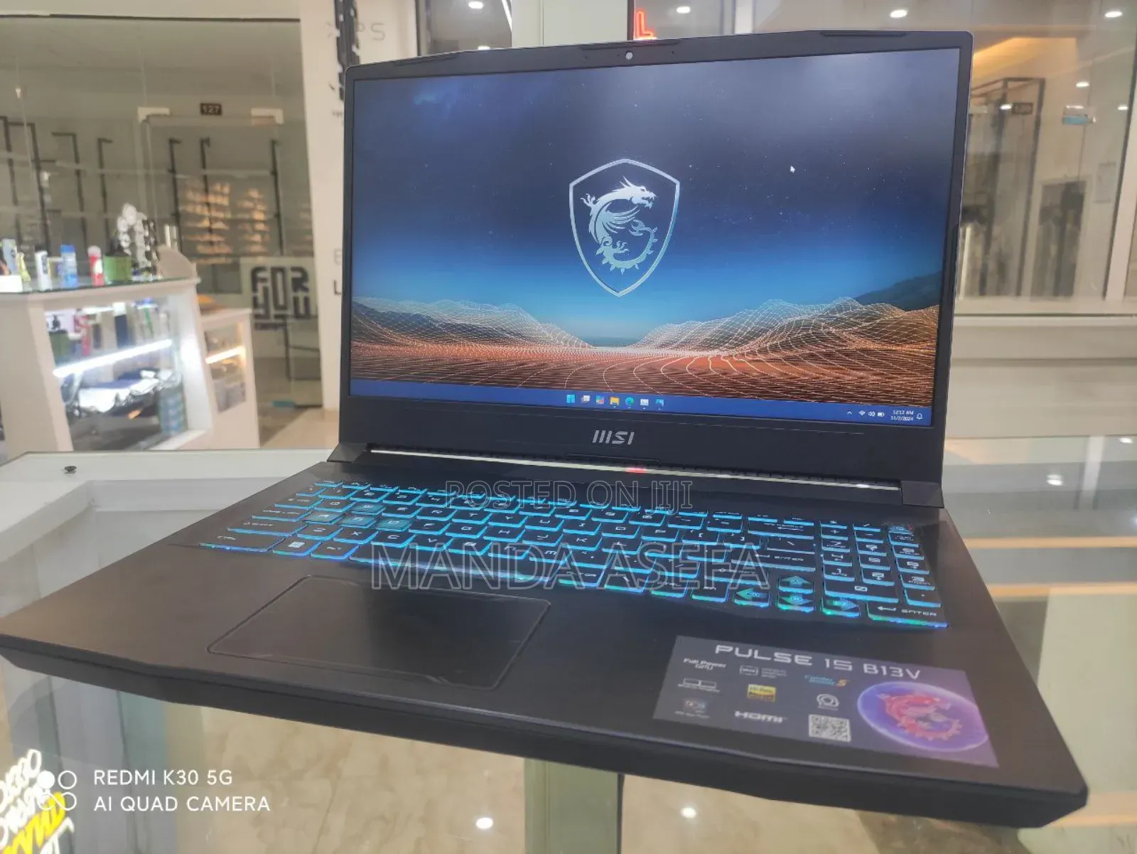 New Laptop MSI 32GB Intel Core I9 SSD 1T