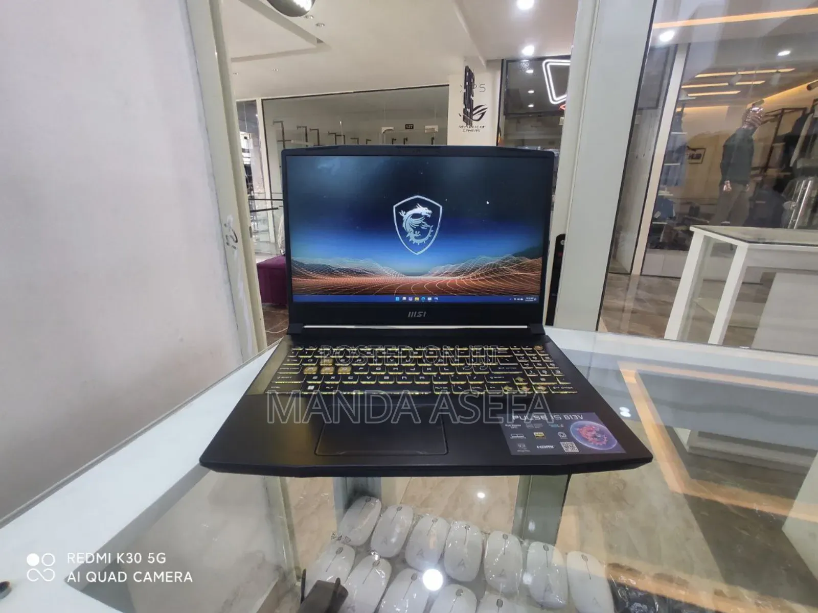 New Laptop MSI 32GB Intel Core I9 SSD 1T