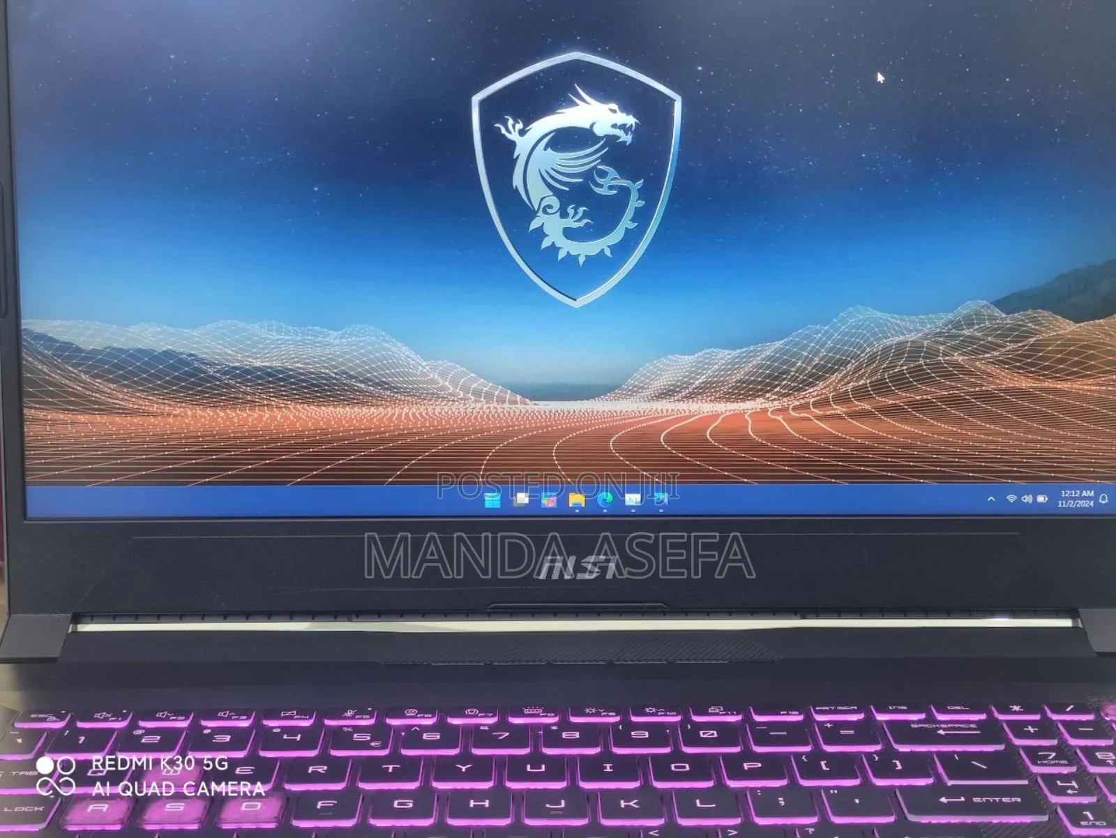 New Laptop MSI 32GB Intel Core I9 SSD 1T