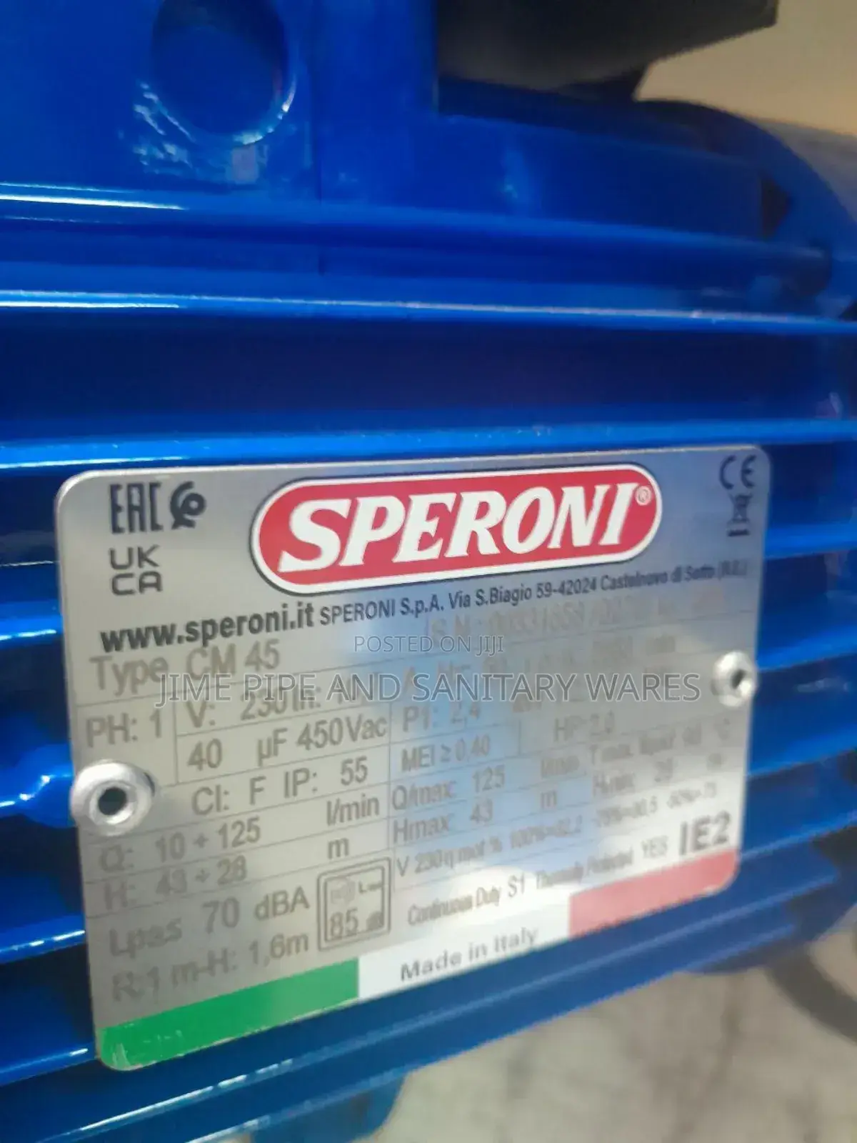 Water Pump 0.5hp