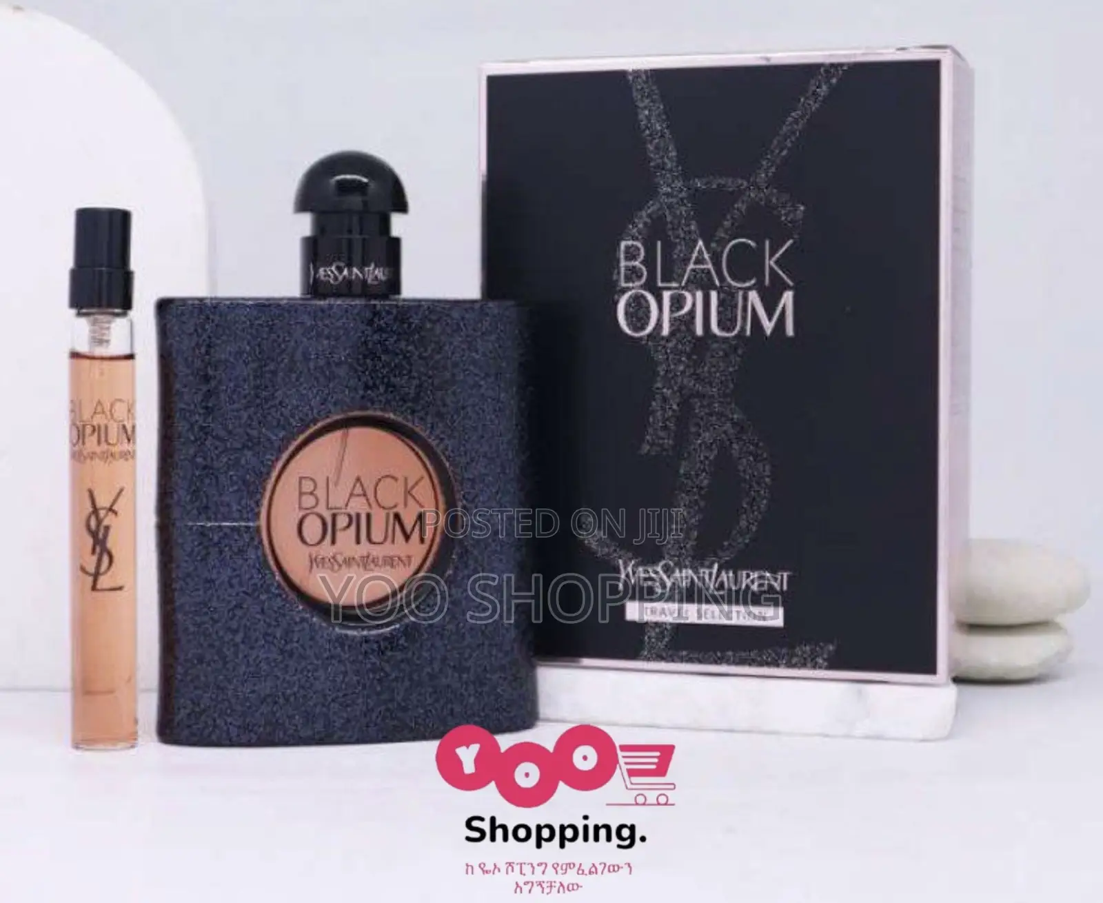 Yves Saint Lauren Black Opium Traveling Set for Ladies