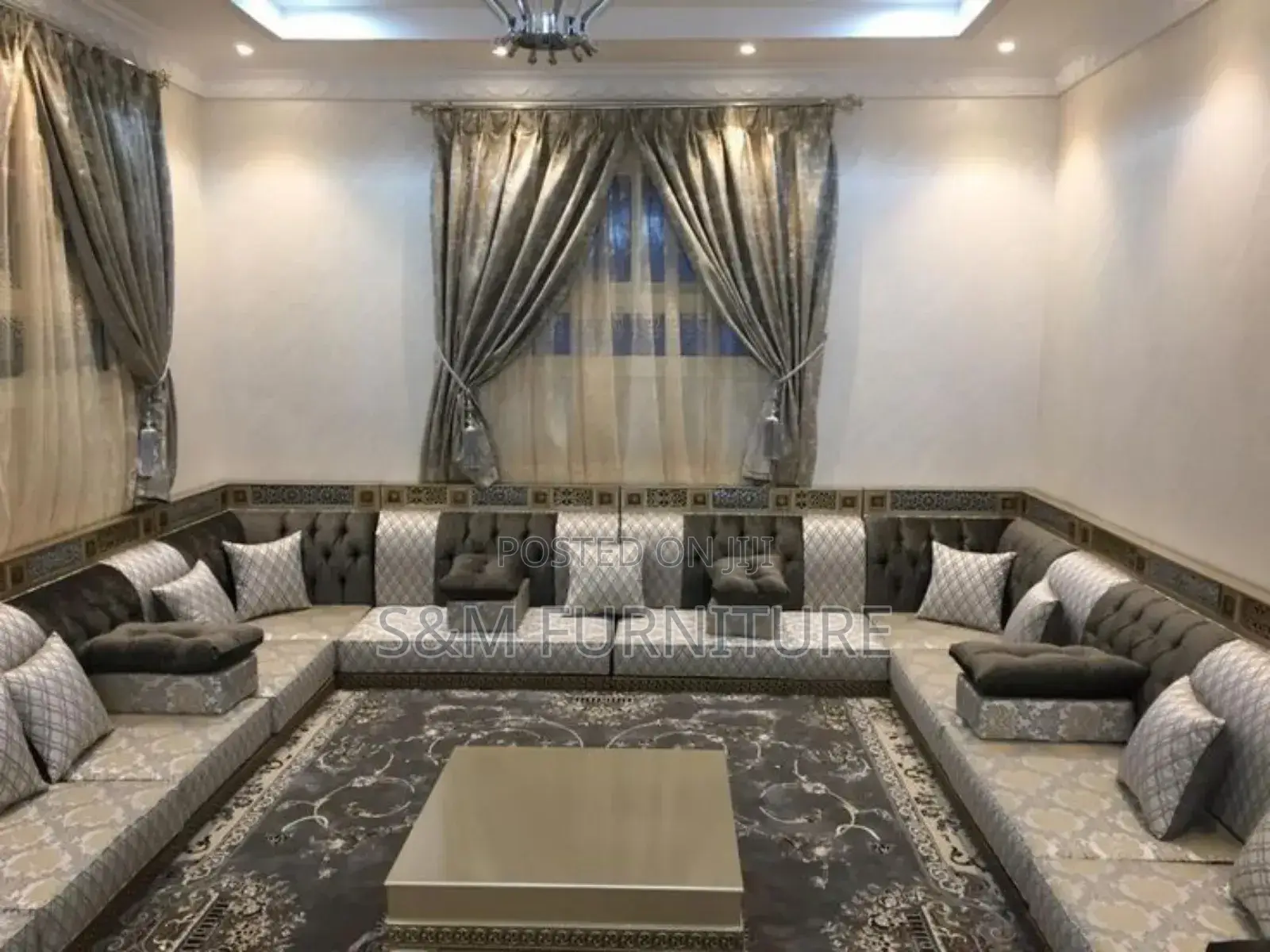 Stunning Arabian Majlis Crafted With Elegance.