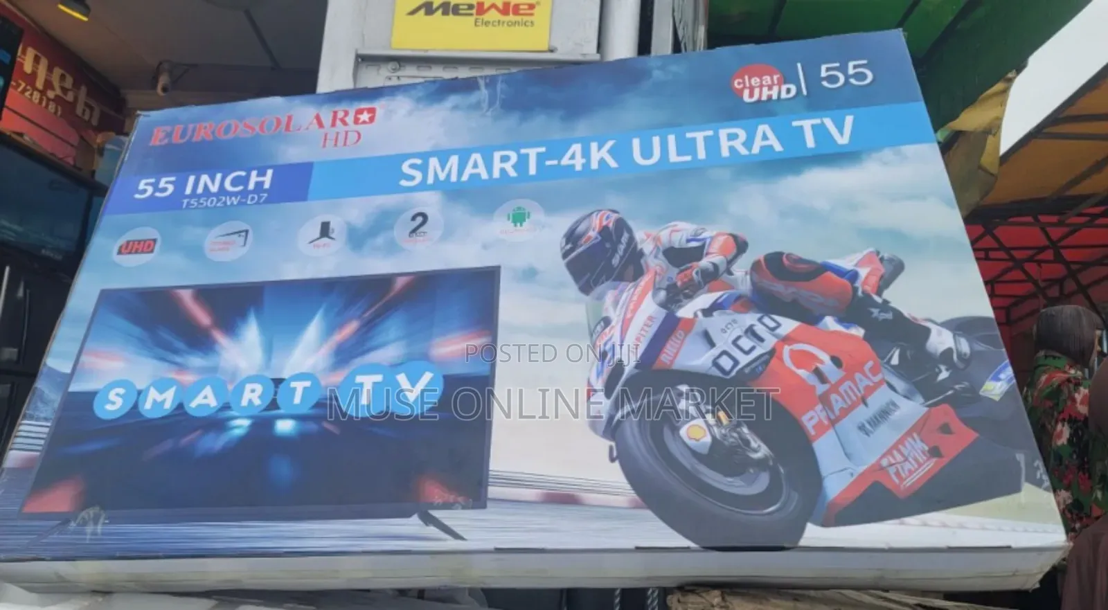 Eurosolar 55" Smart Android TV