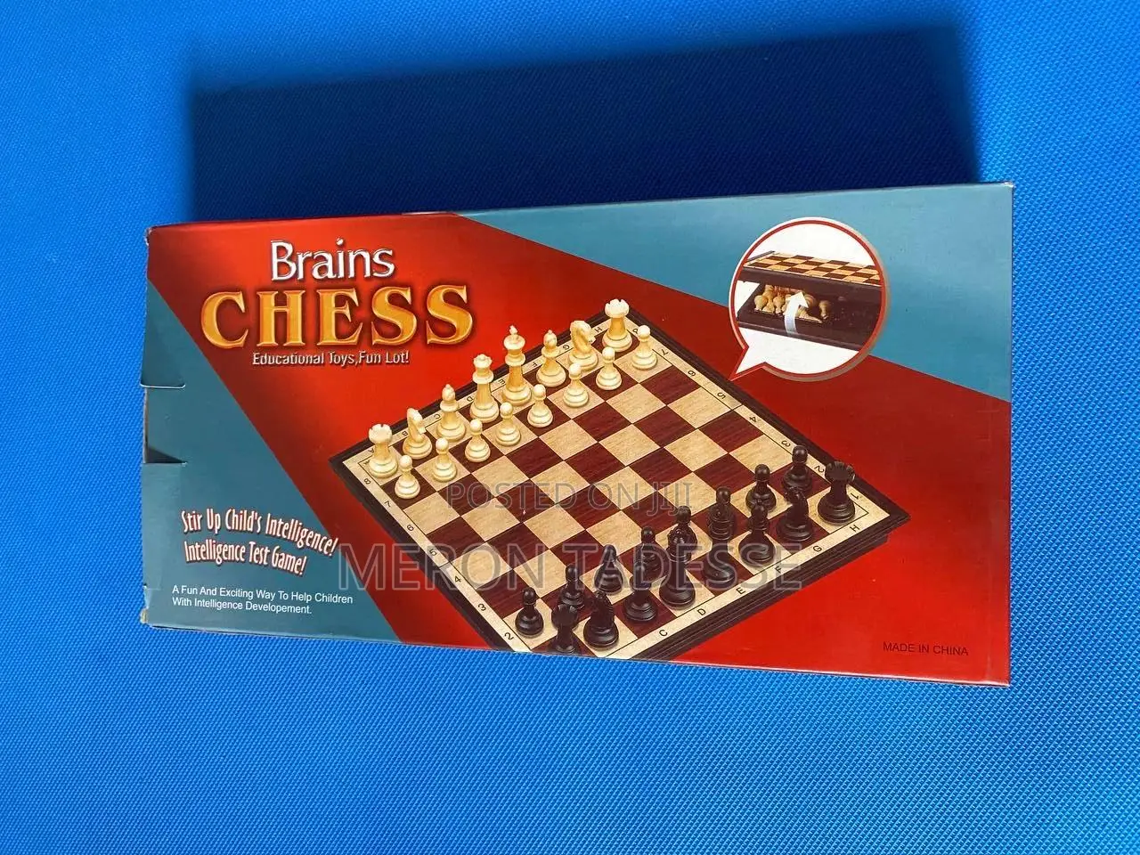 Magnetic Chessboard Size 33 Cm X 33cm ቼስ ጨዋታ ማግኔት ቼስቦርድ