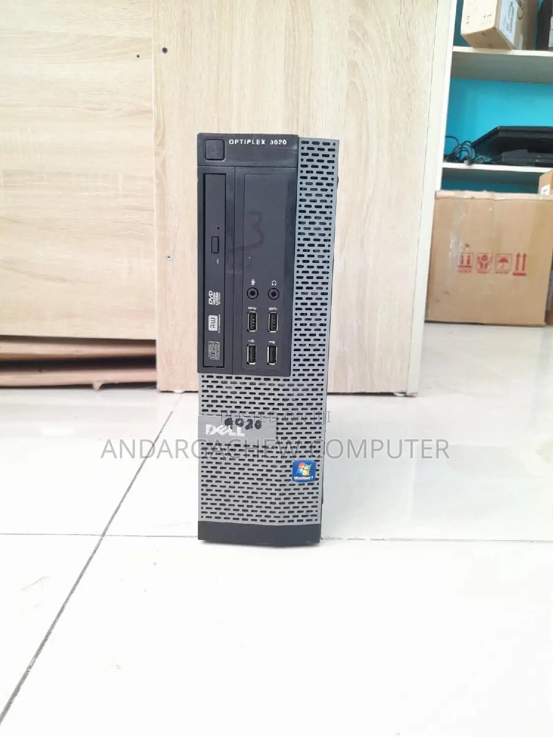 New Desktop Computer Dell OptiPlex 3020 4GB Intel Core I3 HDD 500GB