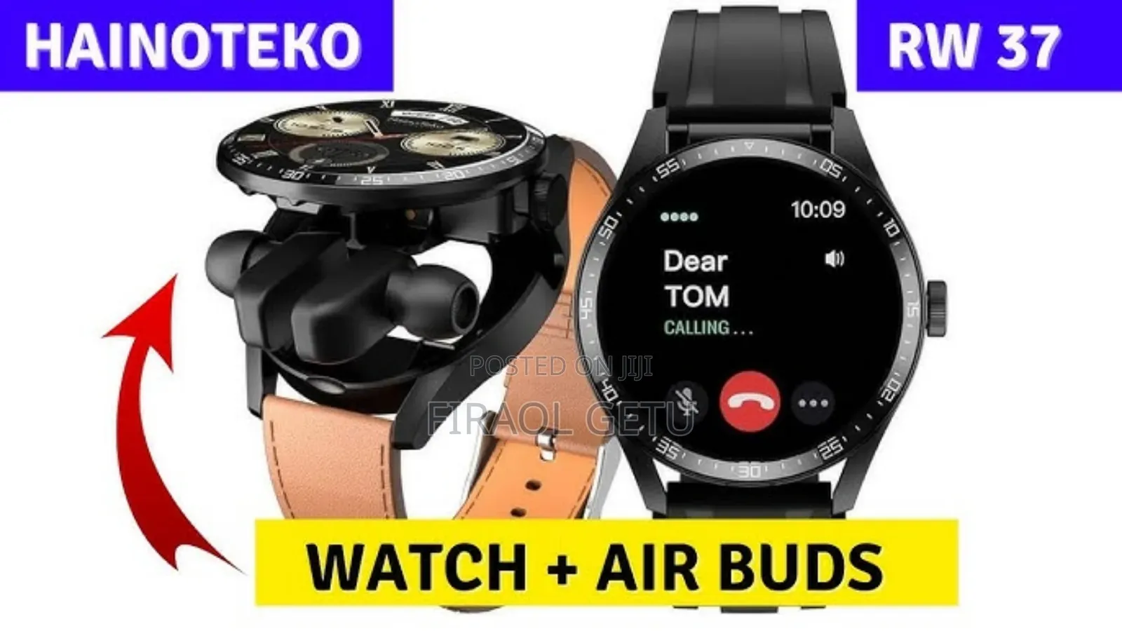 Rw 37 Germany Smart Watch +Air Buds