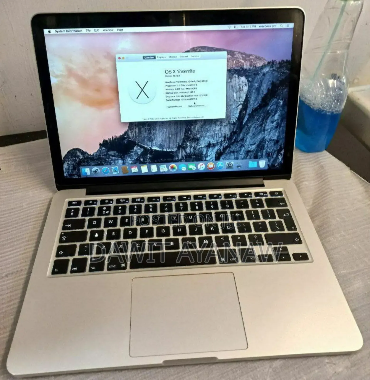 New Laptop Apple MacBook Pro 2015 8GB Intel Core I5 SSD 256GB