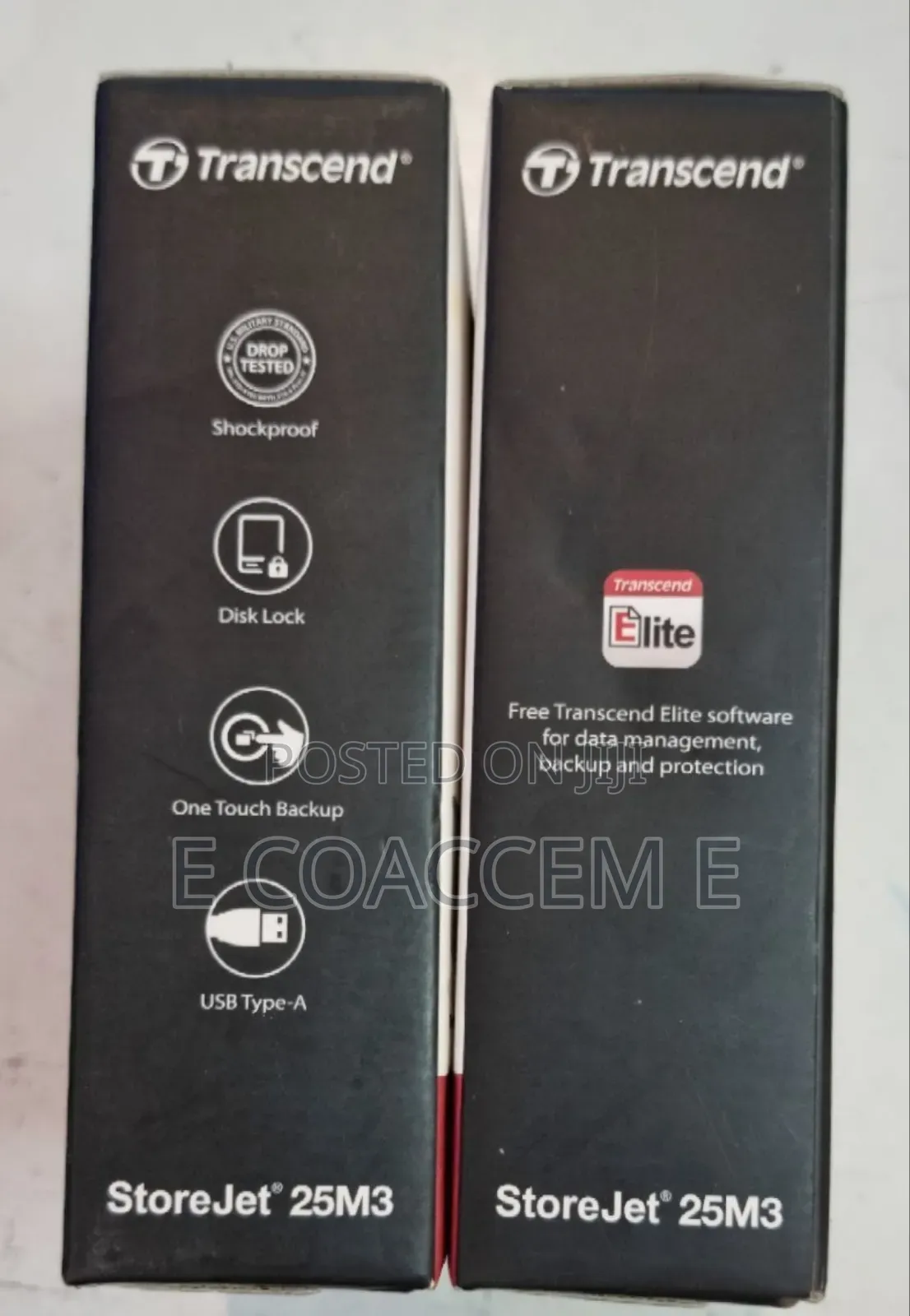 Brand New Transcend Portable Hard Drive Storejet 25M3