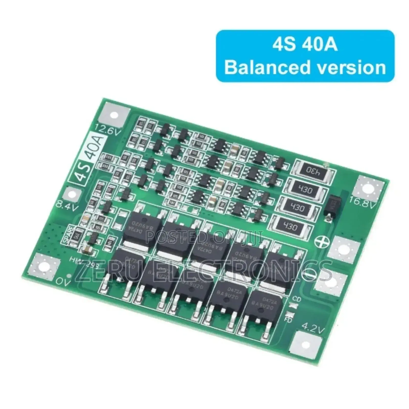 TZT 4S 40A Li-Ion Lithium Battery Charger Protection Board