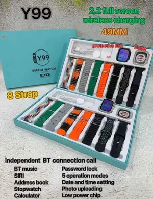 Original Germany Ultra-2 8 መቀያየሪያ ያለው Smart Watch