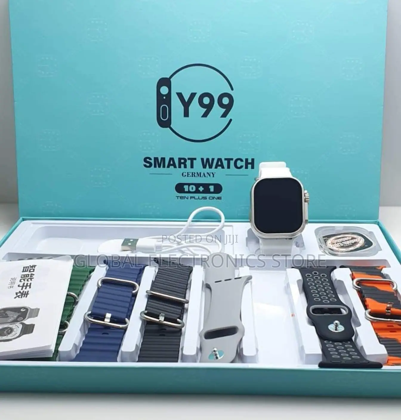 Original Germany Ultra-2 8 መቀያየሪያ ያለው Smart Watch