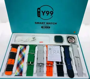 Original Ultra-2 10 in 1 Smart Watch With Cover 8 Straps