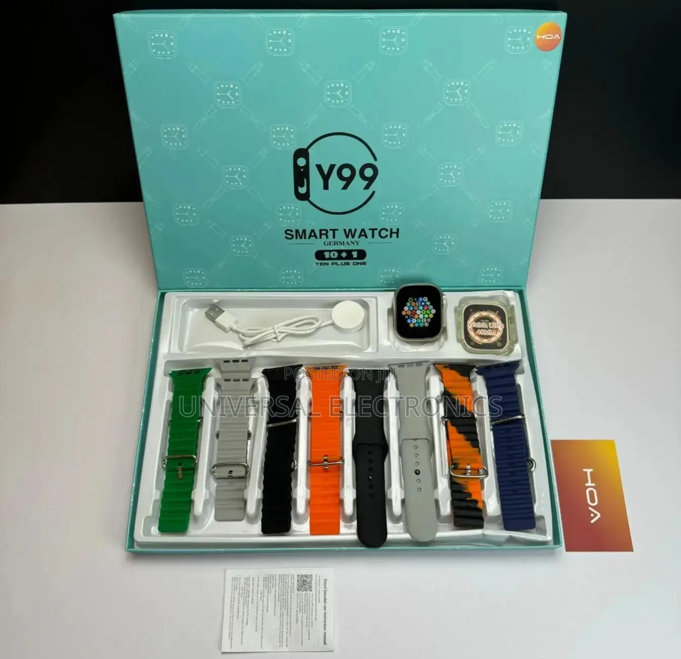 Original Ultra-2 49MM 8 Straps Smart Watch