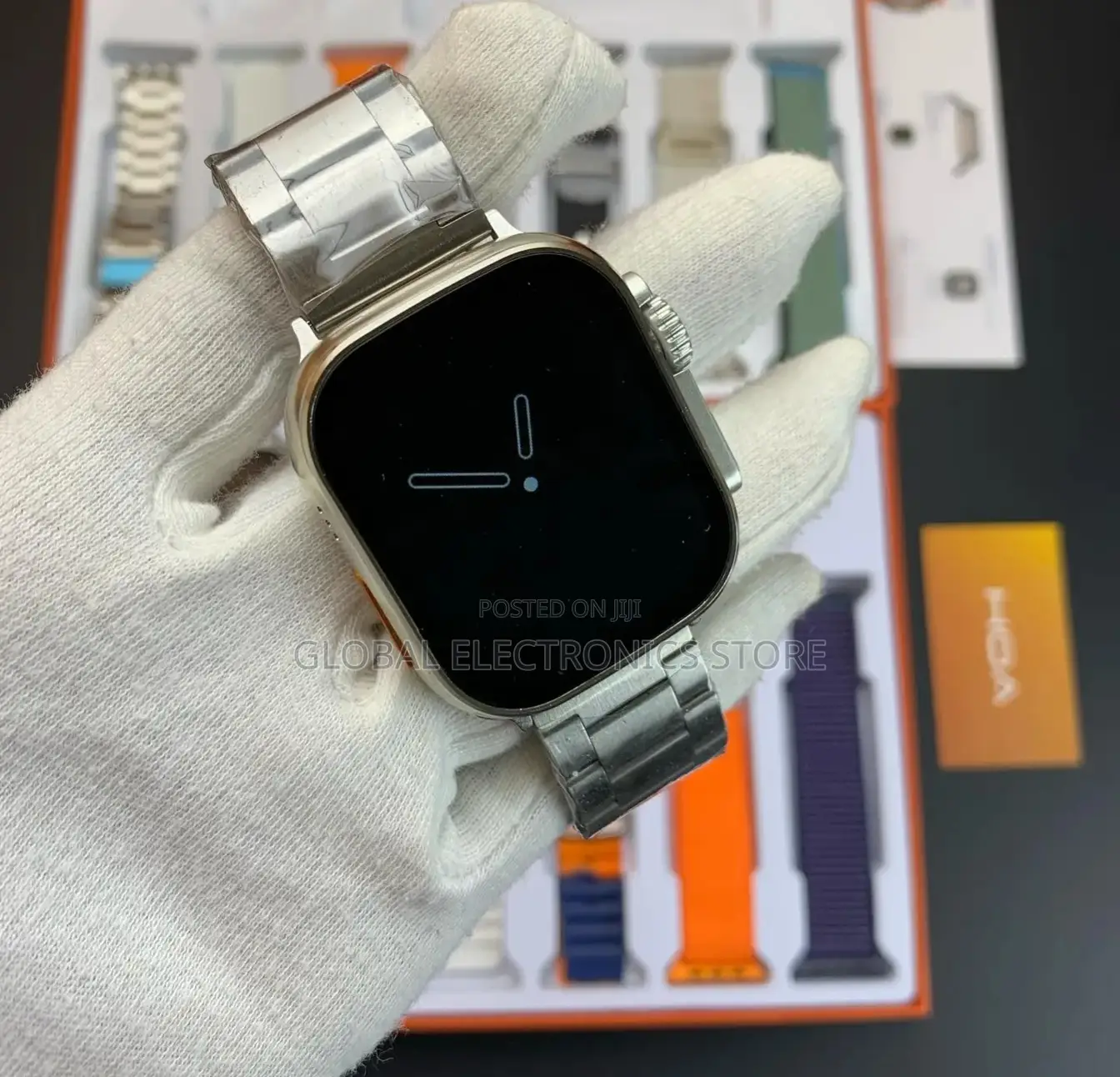 Ultra Smart Watch With Full HD 49mm Dial + 7 Straps