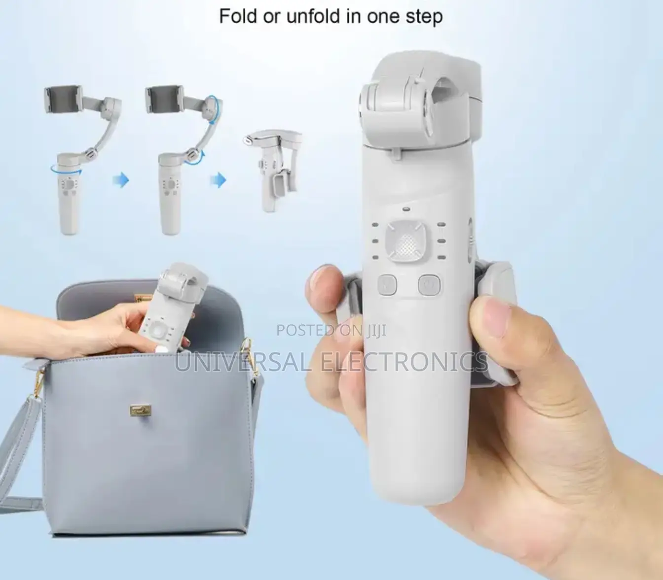 Handheld 3-Axis Gimbal Stabilizer + Tripod