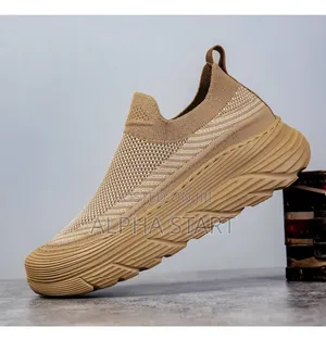 Man's Woven Solid Color High Quality Snaeker