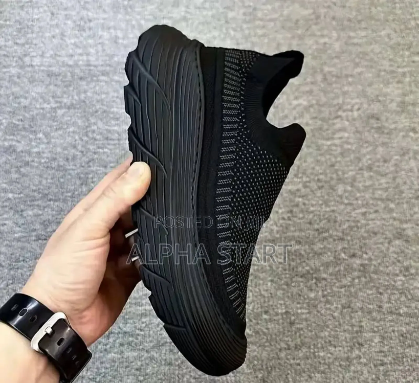 Man's Woven Solid Color High Quality Snaeker