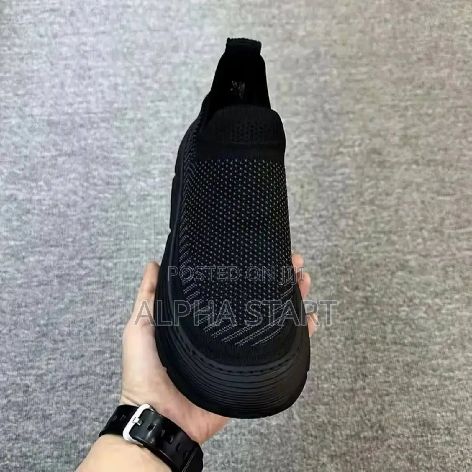 Man's Woven Solid Color High Quality Snaeker