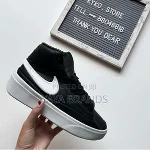 Photo - Nike Blazer Mid Victory Bkack White Master Quality Shoes