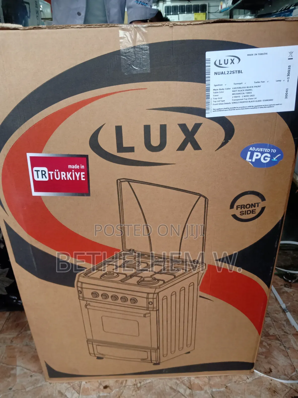 Lux 60/60 2 by 2 Gas Electric Ovens