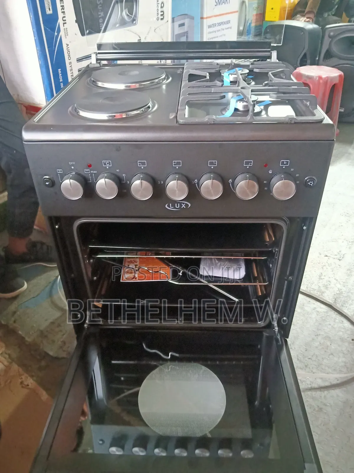 Lux 60/60 2 by 2 Gas Electric Ovens