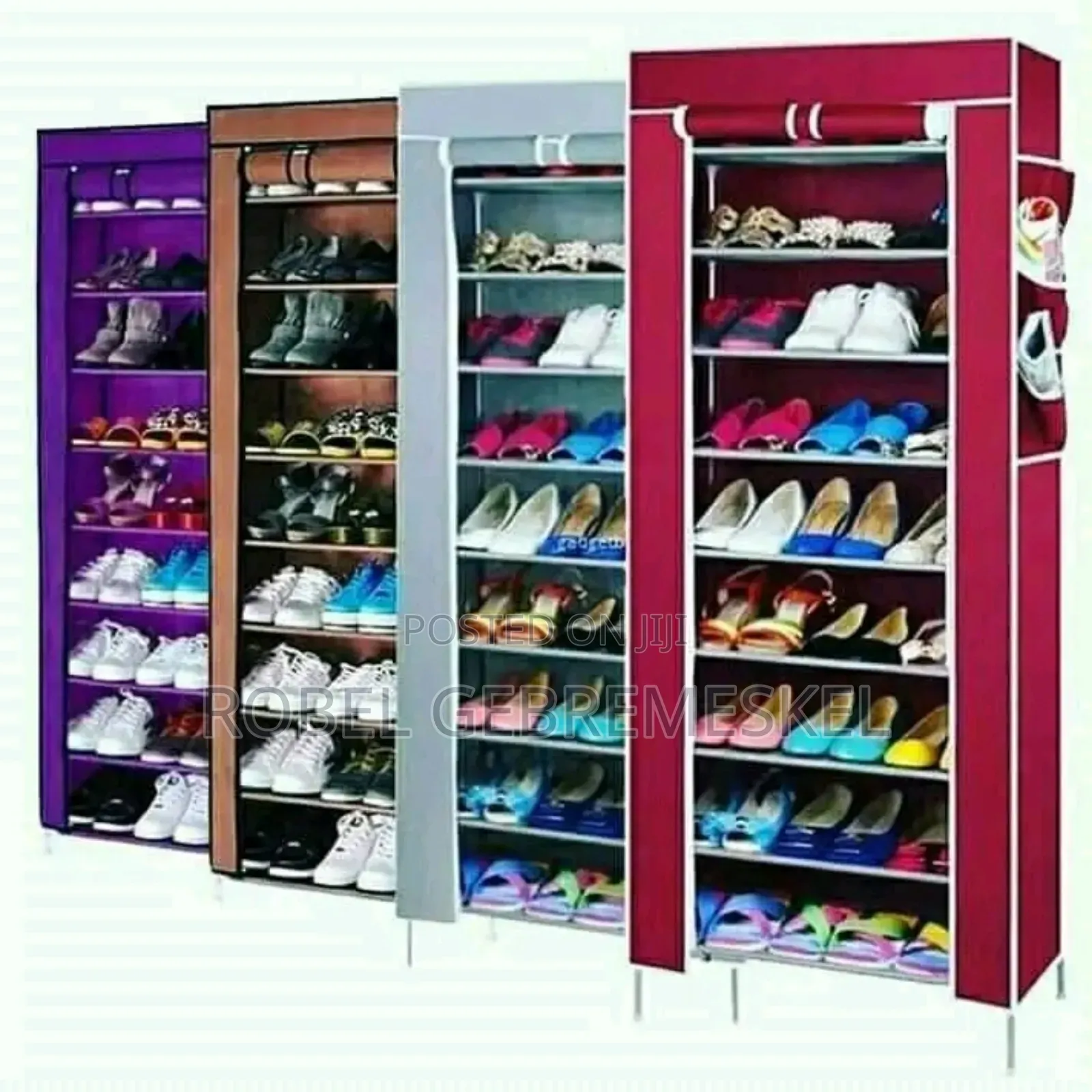 Shoes Tier ትልቁ ሳይዝ የጫማ ማስቀመጫ ባለ 9