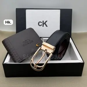 International Brands Wallet +Belt Combo