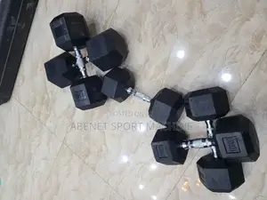 Photo - ዘመናዊ Hexagonal Dumbbels
