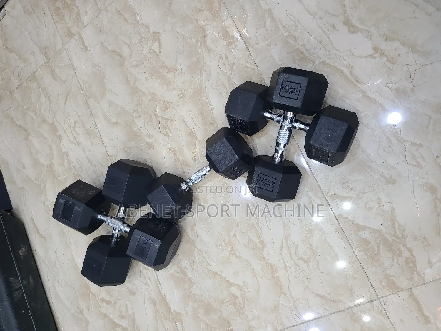 New Arrived Hexagonal Dumbbells From 5 - 50kgs