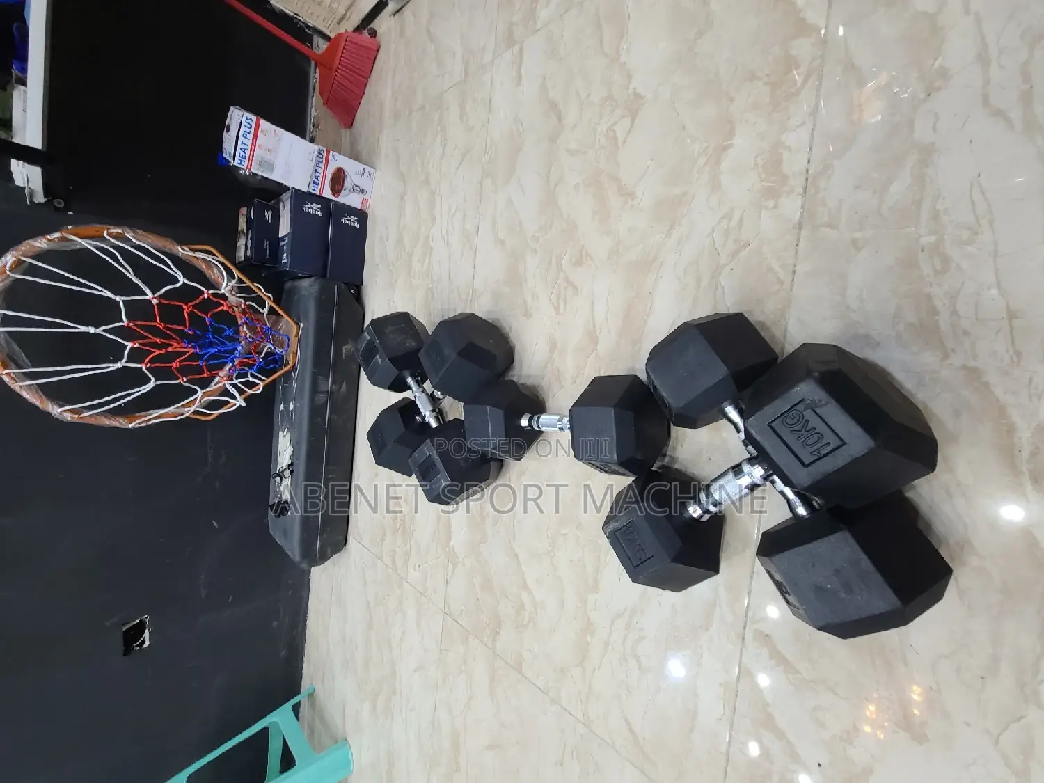 Hexagonal Dumbbells ከ 5 - 50ኪሎ ድረስ