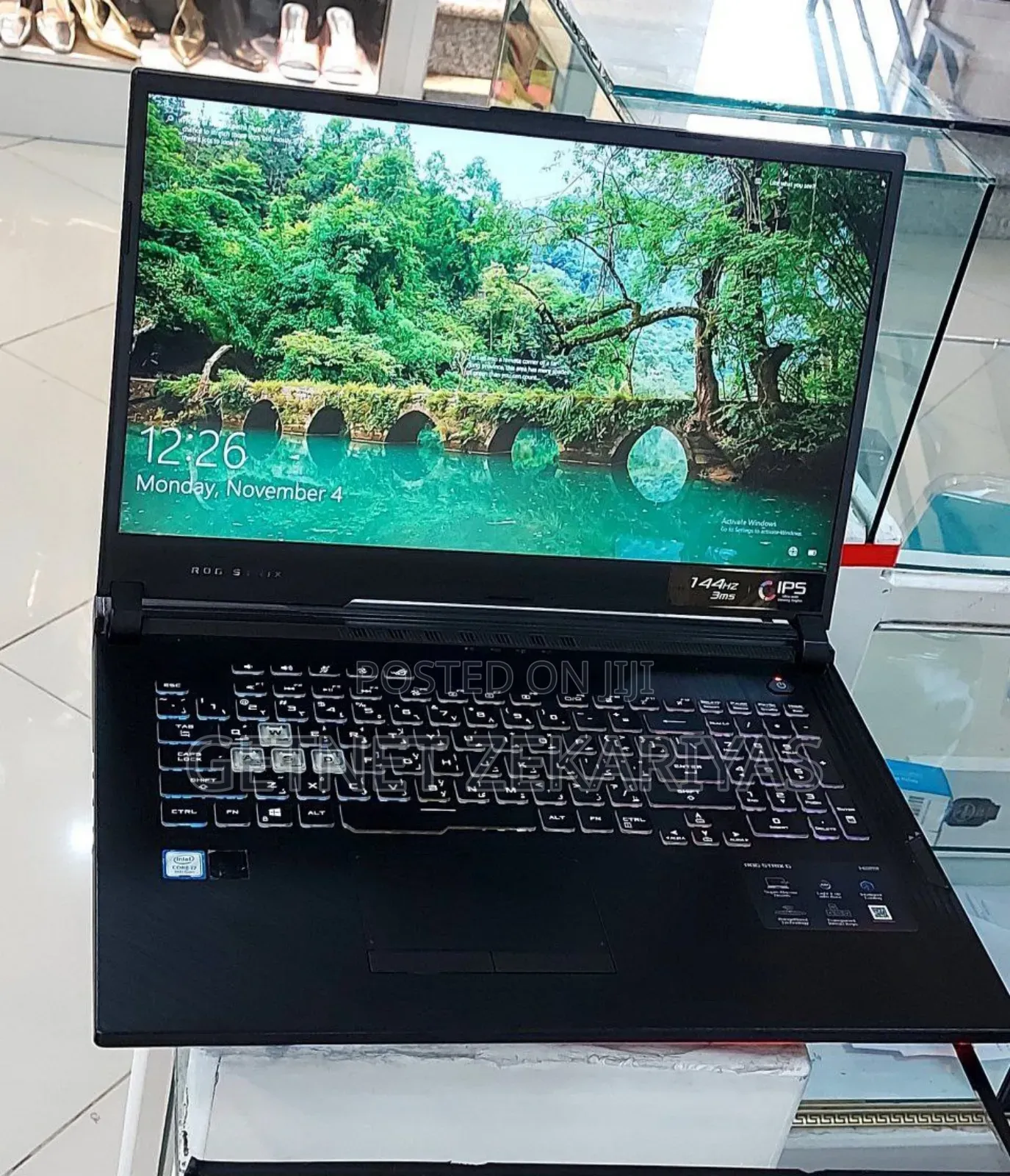 New Laptop Asus ROG Strix G15 16GB Intel Core I7 HDD+SSD 256GB